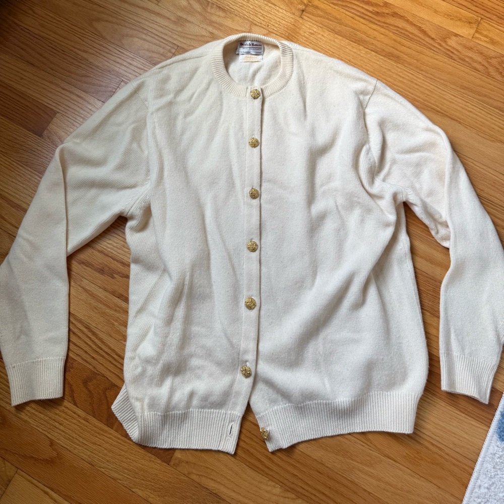 Vintage ballantyne Cashmere cardigan